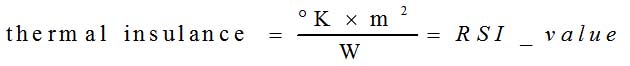 Insulance equation