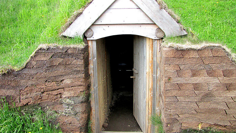 Viking sod building