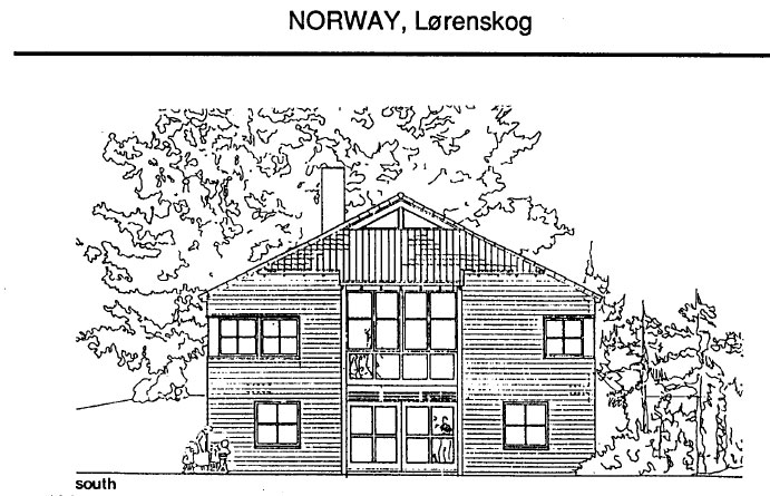 Norwegian solar passiive home